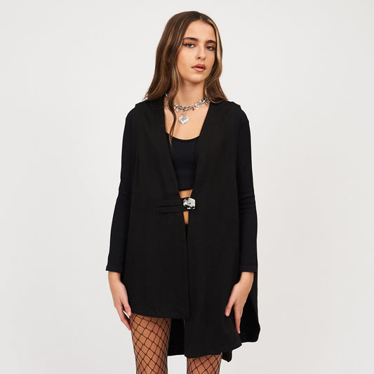 Bespoke Cacophony Black Dress Jacket- One Size