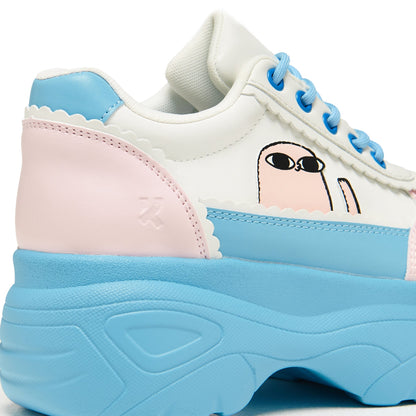 Bean says Hi Chunky Trainers - Blue