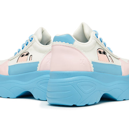 Bean says Hi Chunky Trainers - Blue