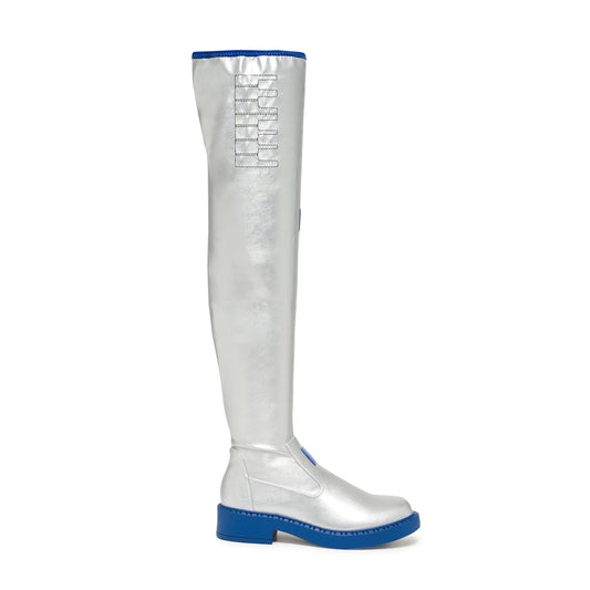 The SNOW MIKU Long Boots - Silver
