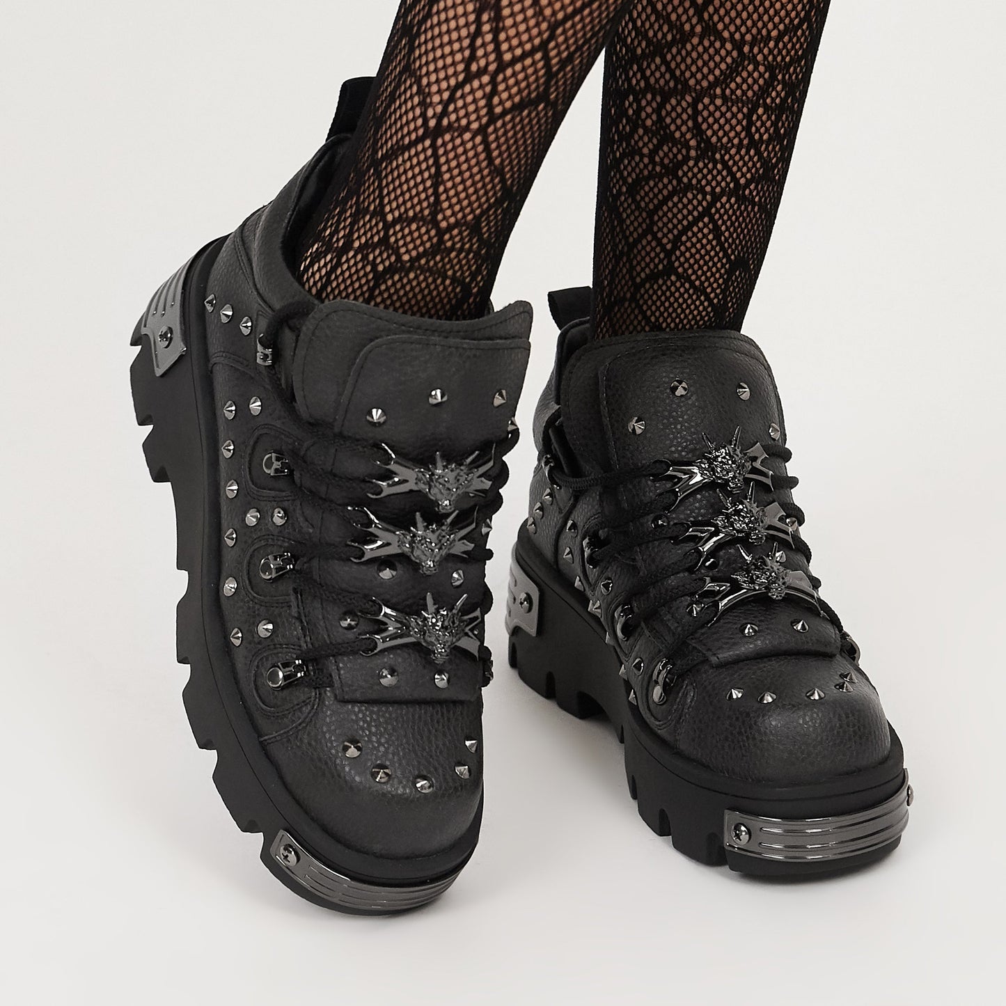 Thurnax Chunky Hardware Trainers - Black