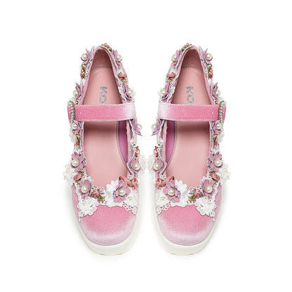 Tira Pink Mary Janes ‘Fairy Powder Edition’