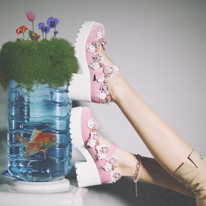 Tira Pink Mary Janes ‘Fairy Powder Edition’