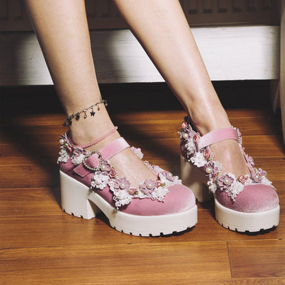Tira Pink Mary Janes ‘Fairy Powder Edition’