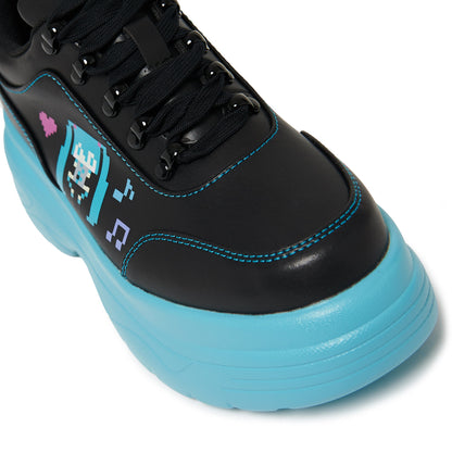 Virtual Diva Miku Chunky Trainers - Black