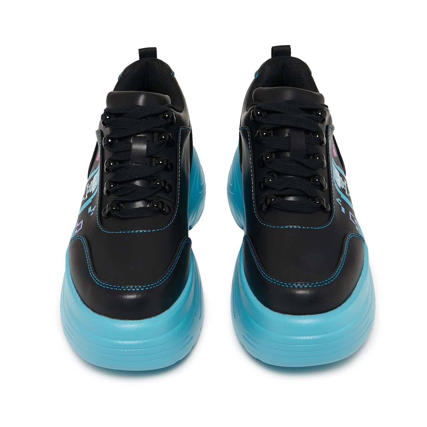 Virtual Diva Miku Chunky Trainers - Black