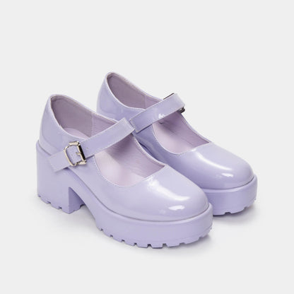 Tira Mary Jane Shoes ' Lilac Nectar Patent Edition'