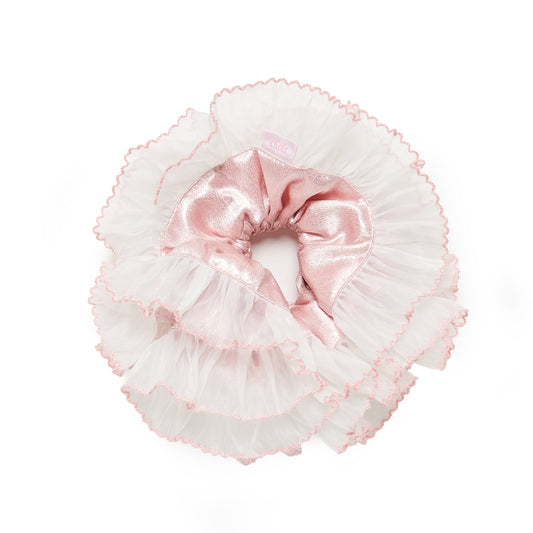 Whimsy Large Pink Scrunchie