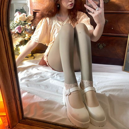 Tira Mary Jane Shoes 'White Washout Edition'