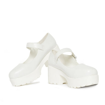 Tira Mary Jane Shoes 'White Washout Edition'