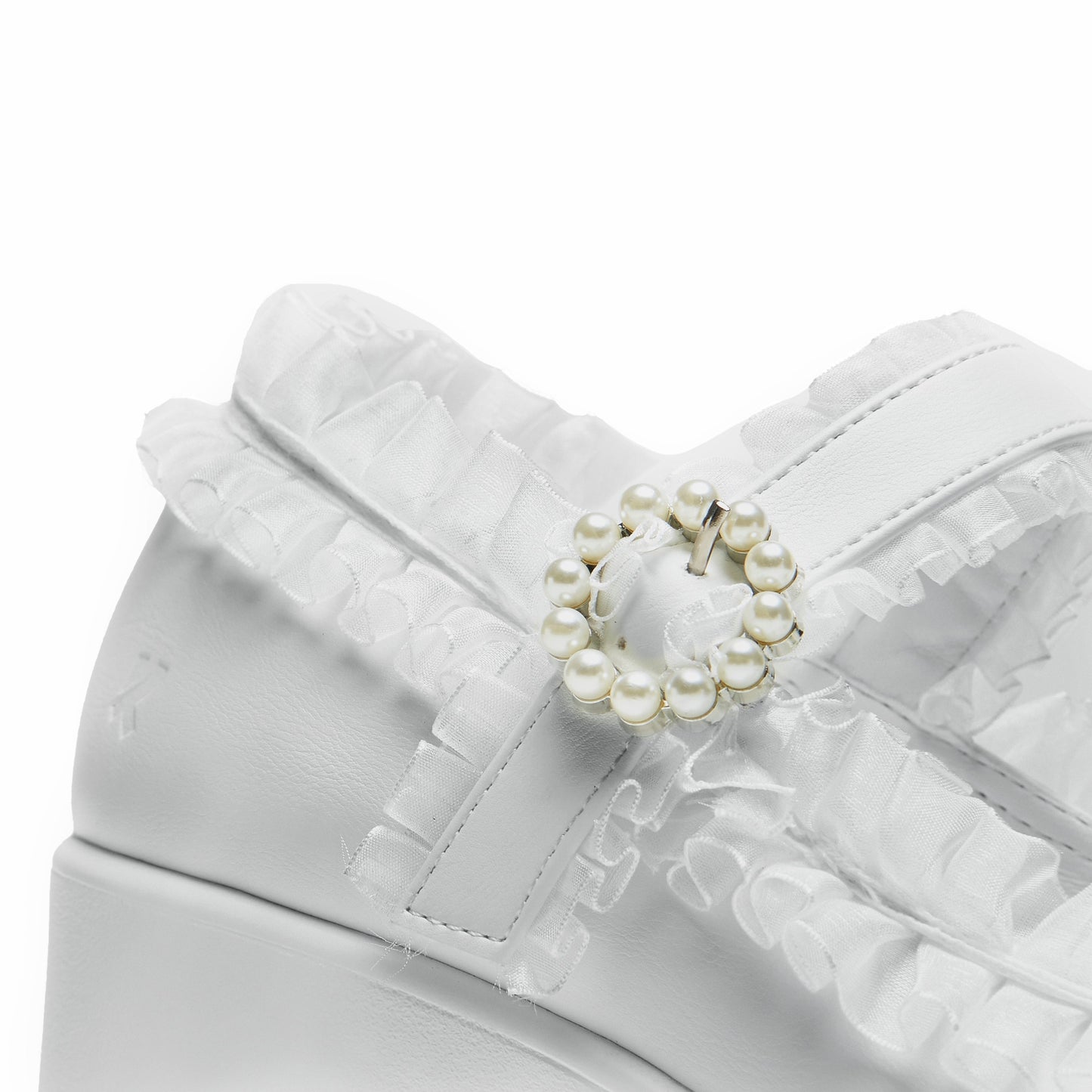 Tira Ruffle Mary Janes ‘ Porcelain Delights Edition’