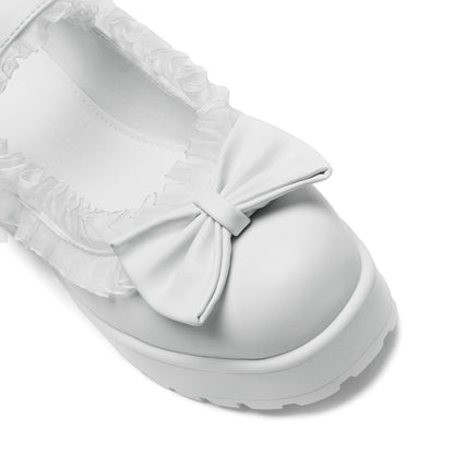 Tira Ruffle Mary Janes ‘ Porcelain Delights Edition’