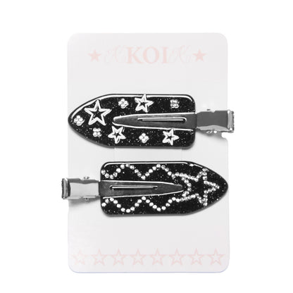 Black Star Hair Slider