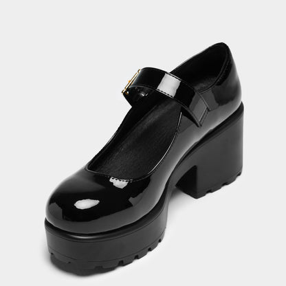 TIRA Black Mary Jane Shoes 'Patent Edition'